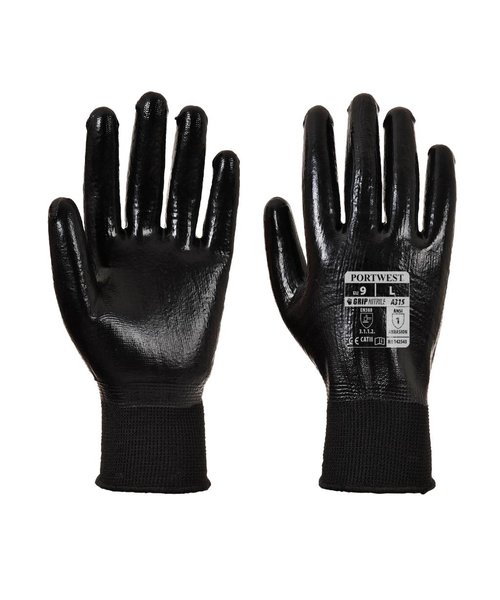 Portwest A315 - All-Flex Grip Glove - BkBk - R - sales