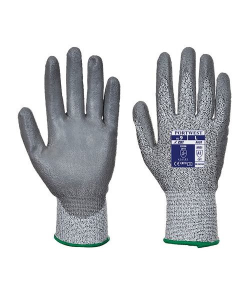 Portwest A620 - Cut 3 PU Palm Glove - Grey - R - sales