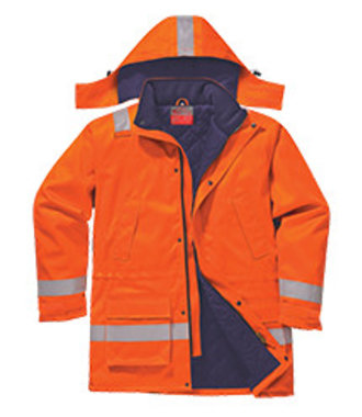 FR59 - Parka Hiver FR Anti-Statique - Orange - R - liquidation