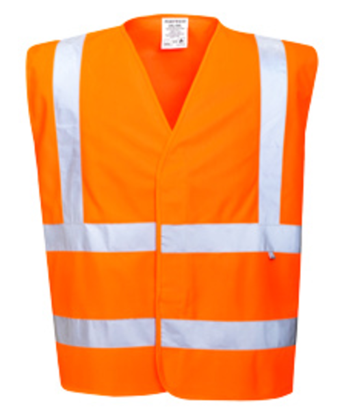 Portwest FR71 - Hi-Vis Antistatisch Vest - Vlamvertragend - Orange - R - uitverkoop