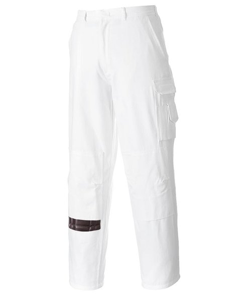 Portwest S817 - Schildersbroek - White - R - uitverkoop