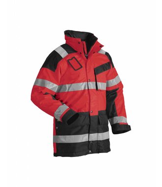 Parka (Uitneembare voering) High vis : Rood/Zwart - 442619975599 - Uitverkoop