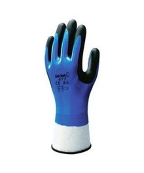 Showa Showa 477 kältebeständige Handschuhe mit Griff aus Nitrilschaum
