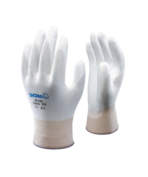 Showa Gants de travail légers blancs BO500W