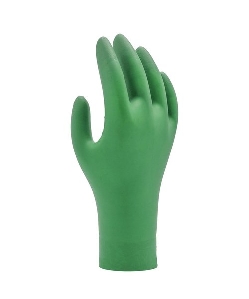 Showa Gants jetables en nitrile Showa 6110EBT PF de 0,10 mm d'épaisseur et de 240 mm de longueur