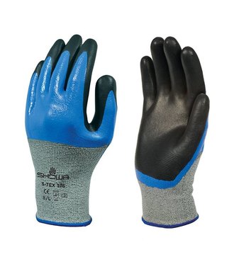 S-TEX 376 gloves with oil grip and cut resistance