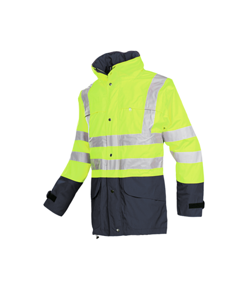 Sioen VESTE 132Z BRIGHTON Jaune Fluo/Bleu Marine