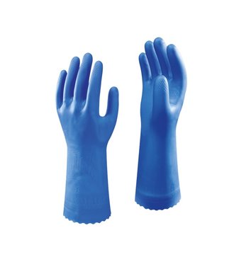 Gant de sécurité Showa 170 PVC bleu