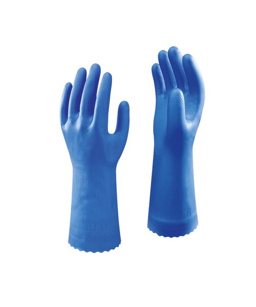 Showa Showa 170 PVC blauer Schutzhandschuh