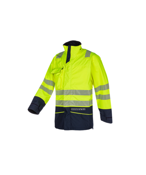 Sioen Parka Excell 7330 Torvik Jaune Fluo / Bleu Marine