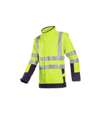 9643 HEATHERTON SOFTSHELL Jaune Fluo / Bleu Marine