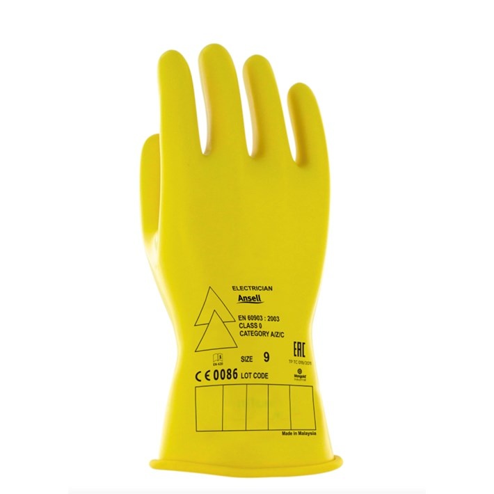 Gants isolant pour électricien classe 0