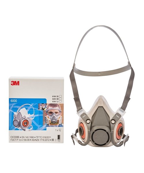 3M Safety 3M 6100 reusable half mask S