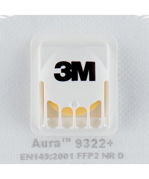 3M Safety Masque anti-poussière 3M Aura 9322+ FFP2 + valve