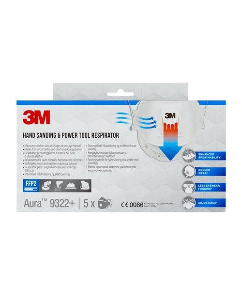 3M Safety 3M Aura 9312+ dust mask FFP1 + valve