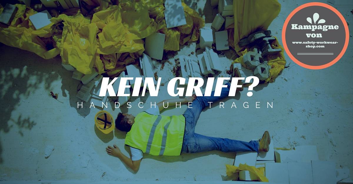 Handschuhe mit Griffigkeit mindern Arbeitsunfälle