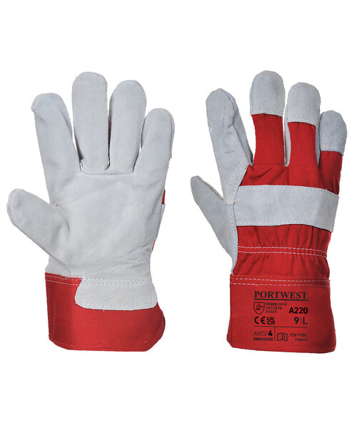 Portwest A220RER - Premium Chrome Rigger Handschuh (R)