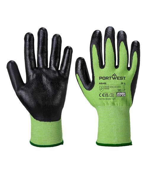 Portwest A645E8R - Green Cut - Nitrilschaum (R)