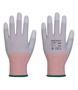 A696G6R - LR13 ESD PU vingertop snijhandschoen - (12 pr) (R)