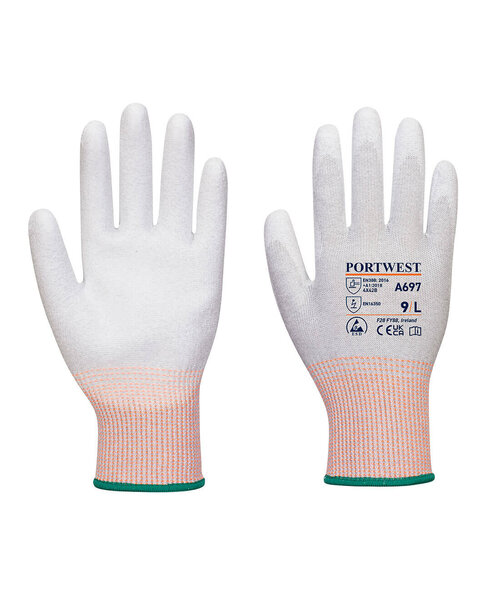 Portwest A697G6R - LR13 ESD PU Handschuh - 12er Pack (R)