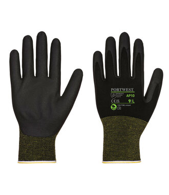 AP10K8R - NPR15 Schuim Nitril Bamboe Handschoen - 12 st. (R)