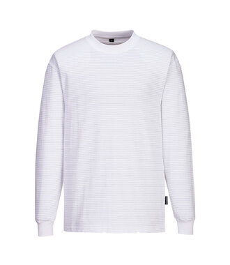 AS22WHR - Anti-statisch ESD T-Shirt Lange Mouw (R)