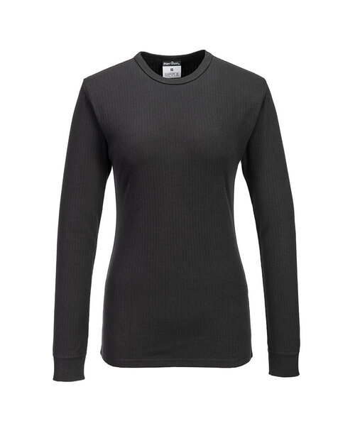 Portwest B126BKR - Damen Thermal T-Shirt Langarm (R)