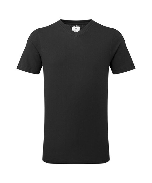 Portwest B197BKR - T-shirt en coton à col en V (R)