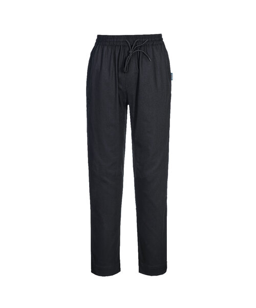 Portwest C076BKR - Chef's Cotton MeshAir Pro Stretch Trousers  (R)