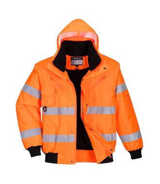 C467ORR - Warnschutz 3-in-1 Pilotjacke  (R)