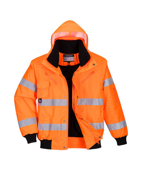Portwest C467ORR - Warnschutz 3-in-1 Pilotjacke  (R)