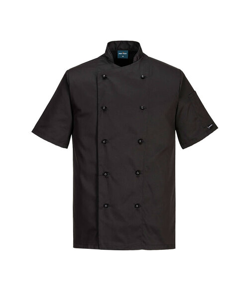 Portwest C734BKR - Chef's Kent Jacket S/S  (R)