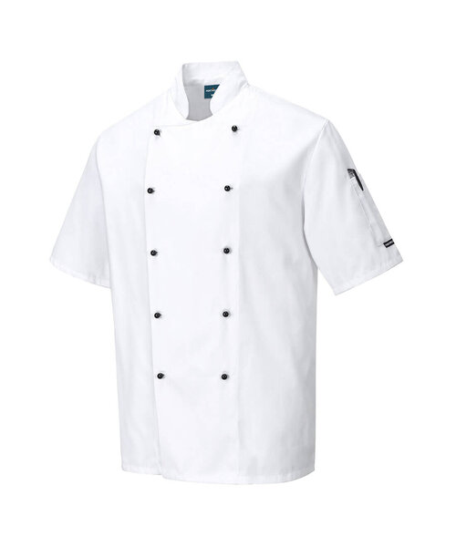 Portwest C734WHR - Chef's Kent Jacket S/S  (R)