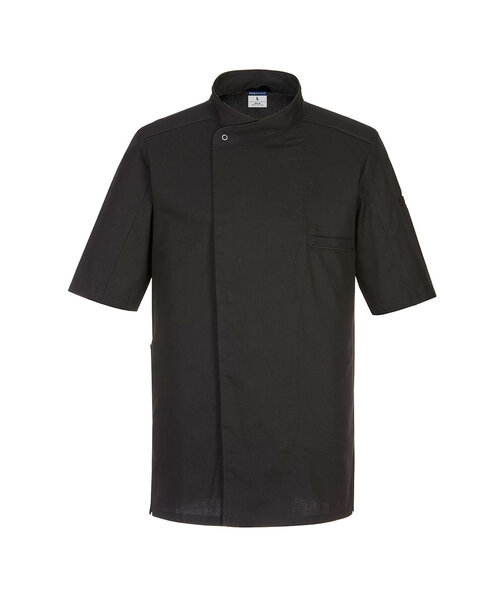 Portwest C735BKR - Veste de chef Surrey M/C (R)