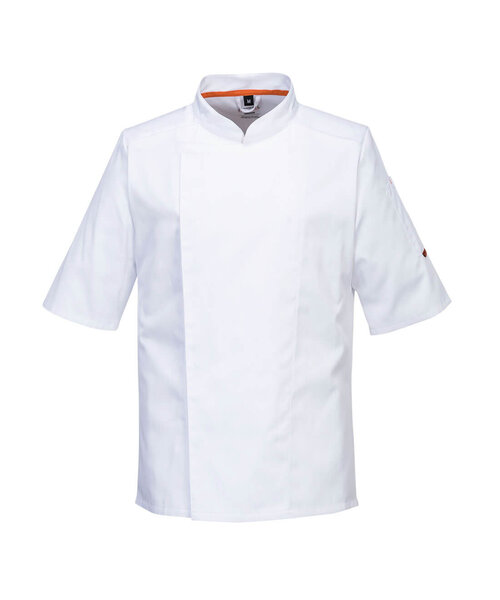 Portwest C746WHR - Veste de cuisine manches longues Stretch Mesh Air Pro (R)