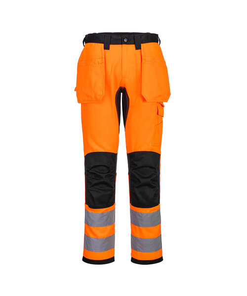 Portwest CD889OBR - PW3 Warnschutz Stretch-Bundhose mit Holstertaschen (R)