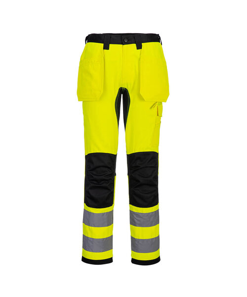Portwest CD889YBR - PW3 Warnschutz Stretch-Bundhose mit Holstertaschen (R)