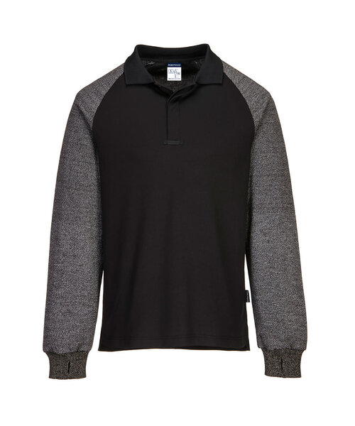 Portwest CR15BKR - Polo à manches résistantes aux coupures (R)