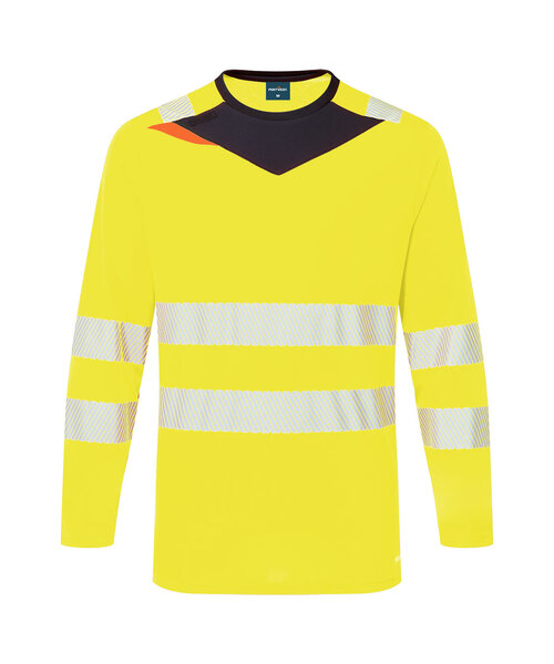 Portwest DX416YBR - DX4 Warnschutz T-Shirt langarm (R)