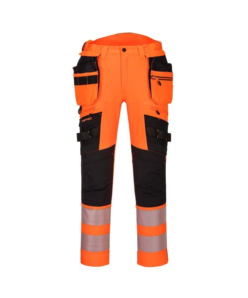 Portwest DX442OBR - Pantalon DX4 haute-Visibilité avec poches flottantes démontables (R)