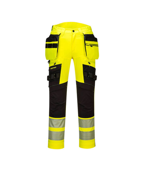 Portwest DX442YBR - DX4 Hi-Vis Detachable Holster Pocket Trousers (R)