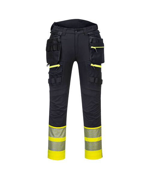 Portwest DX445YBR - DX4 Warnschutz Hose mit abnehmbaren Holstertaschen Klasse 1 (R)