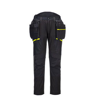 DX450BKR - DX4 Softshell Broek met afneembare holsterzakken (R)