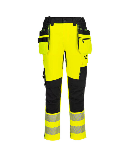Portwest DX454YBR - DX4-Hi-Vis Broek met afneembare holsterzakken (R)