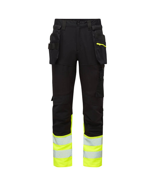 Portwest DX457YBR - DX4-Hi-Vis Broek klasse 1 met afneembare holsterzakken (R)