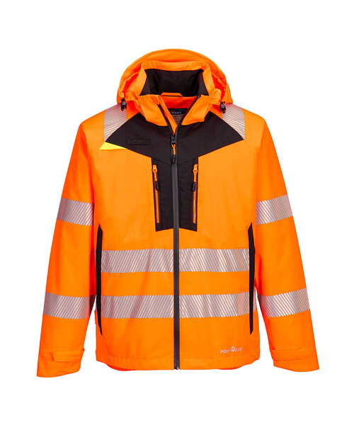 Portwest DX462ORR - DX4 Hi-Vis Rain Jacket  (R)