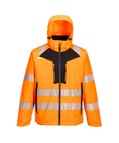 Portwest DX466OBR - DX4 Hi-Vis 4-in-1 Jacket (R)