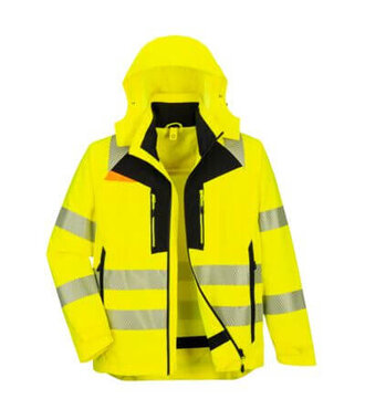 DX466YBR - DX4 Hi-Vis 4-in-1 Jacket (R)