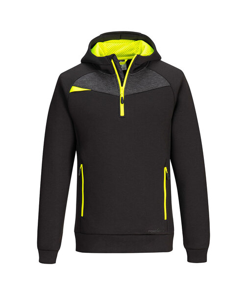 Portwest DX467BKR - DX4 Kapuzenpullover mit 1/4 Reißverschluss (R)