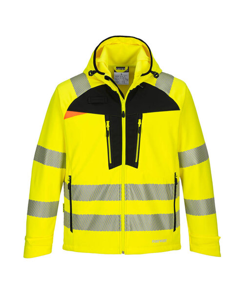 Portwest DX475YBR - DX4 Hi-Vis Softshell (3L) (R)